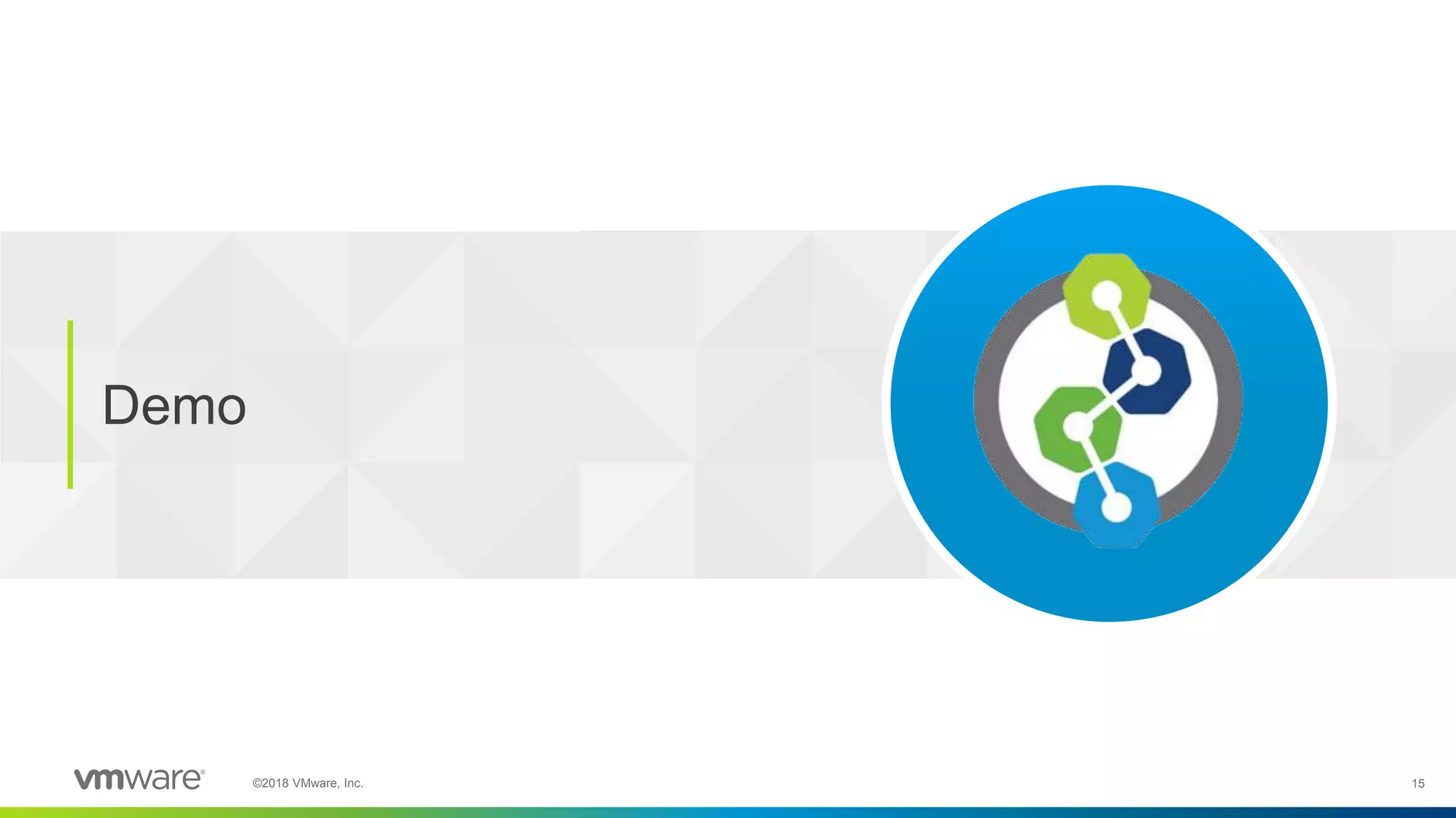 15©2018 VMware, Inc.
Demo
 