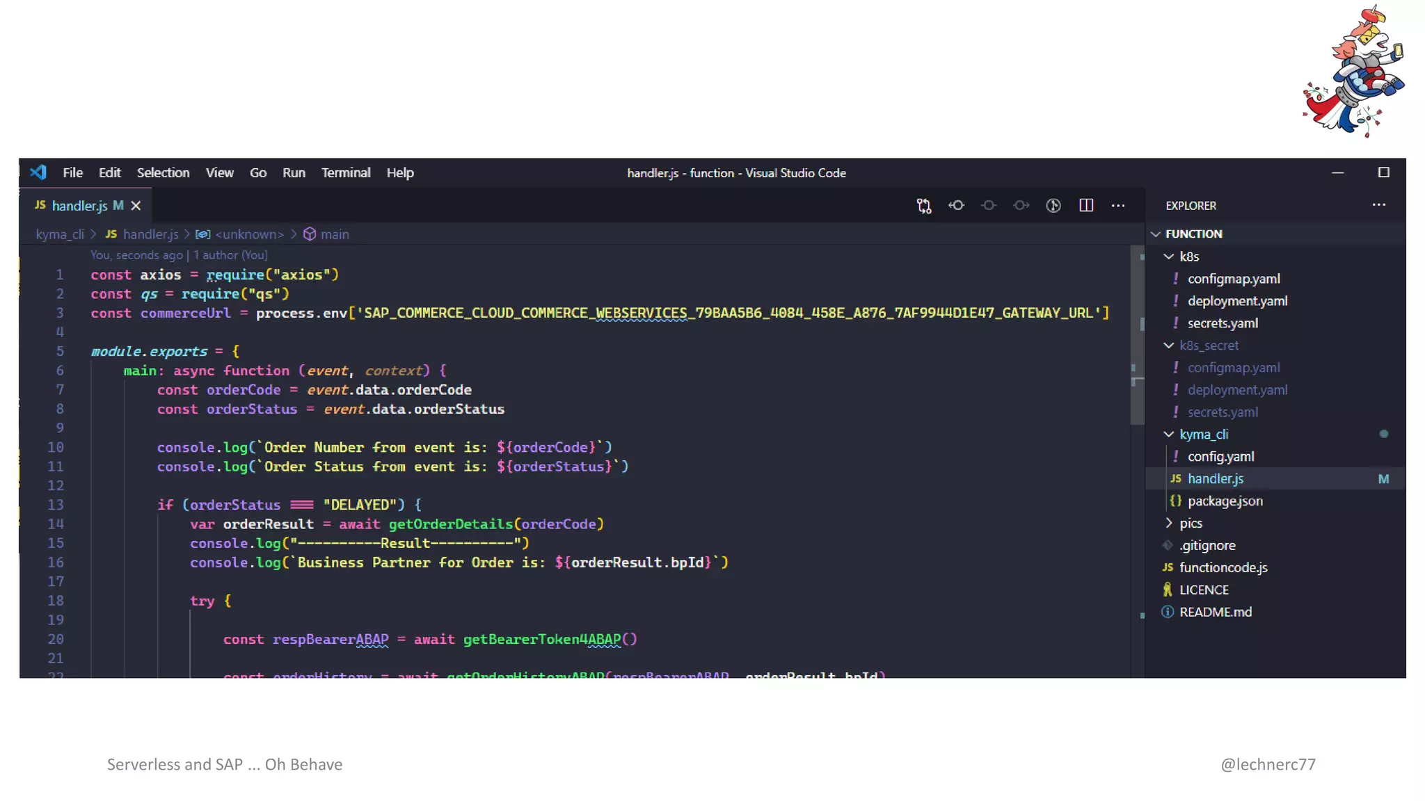 Serverless and SAP ... Oh Behave @lechnerc77
 