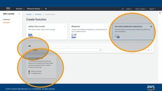 © 2018, Amazon Web Services, Inc. or its Affiliates. All rights reserved.
 