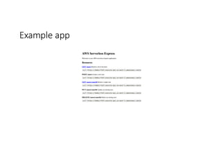 Example	
  app
 