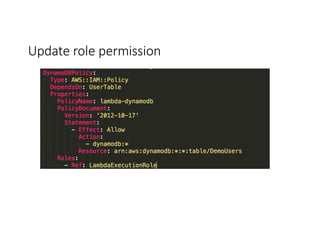 Update	
  role	
  permission
 