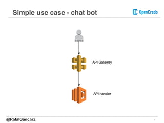 Simple use case - chat bot
5@RafalGancarz
 
