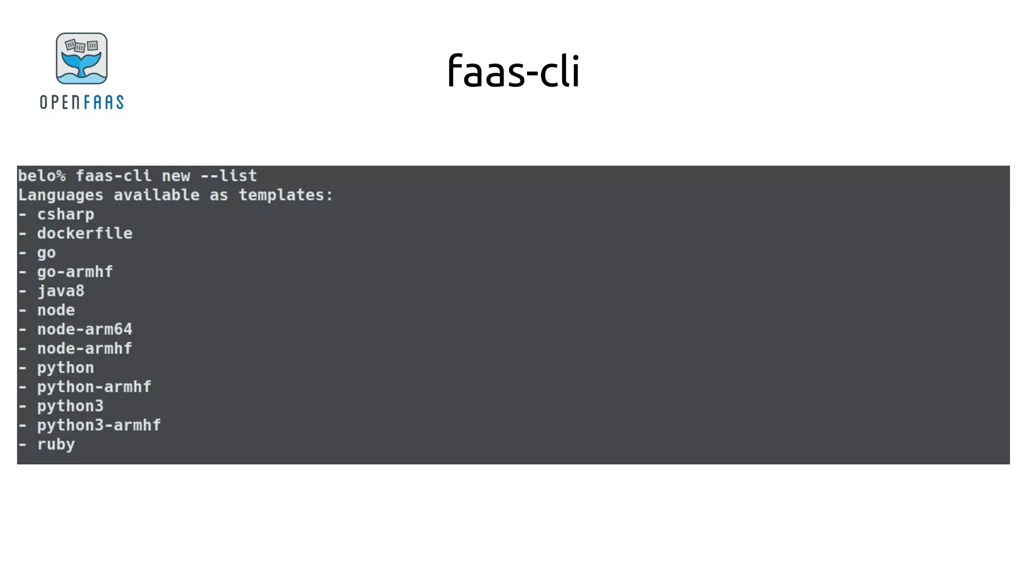 faas-cli
 