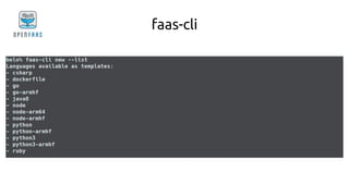 faas-cli
 