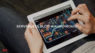 INSTALL SERVERLESS
Install the serverless framework globally in order to be able to use the
serverless CLI to initiate new projects
> npm install -g serverless
 