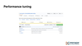 Performance tuning
 