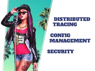 SECURITY
DISTRIBUTED
TRACING
CONFIG
MANAGEMENT
 