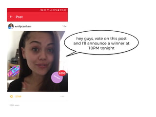 hey guys, vote on this post
and I’ll announce a winner at
10PM tonight
 