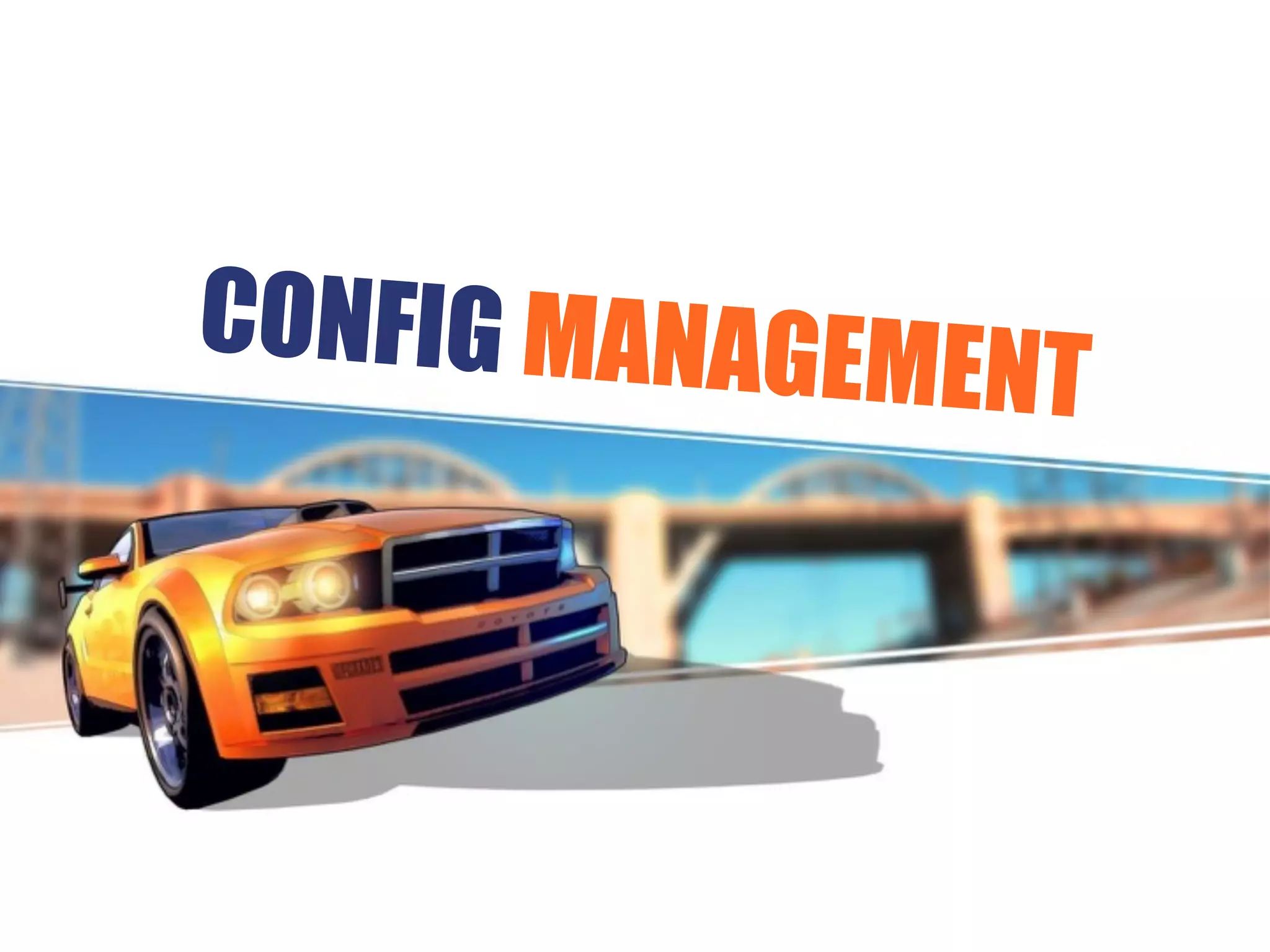 CONFIG MANAGEMENT
 