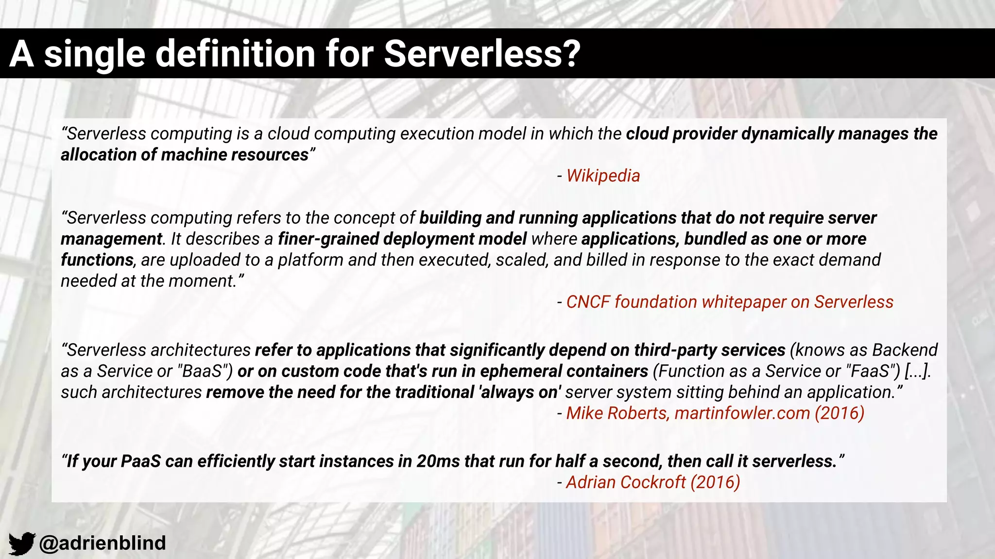 An introduction to Serverless | PPTX | Cloud Computing | Internet