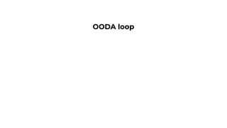 Observe
OODA loop
collect data
 