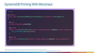 Serverless Java Web Applications on AWS Lambda with Micronaut, Quarkus ...