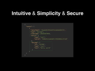 Intuitive & Simplicity & Secure
 