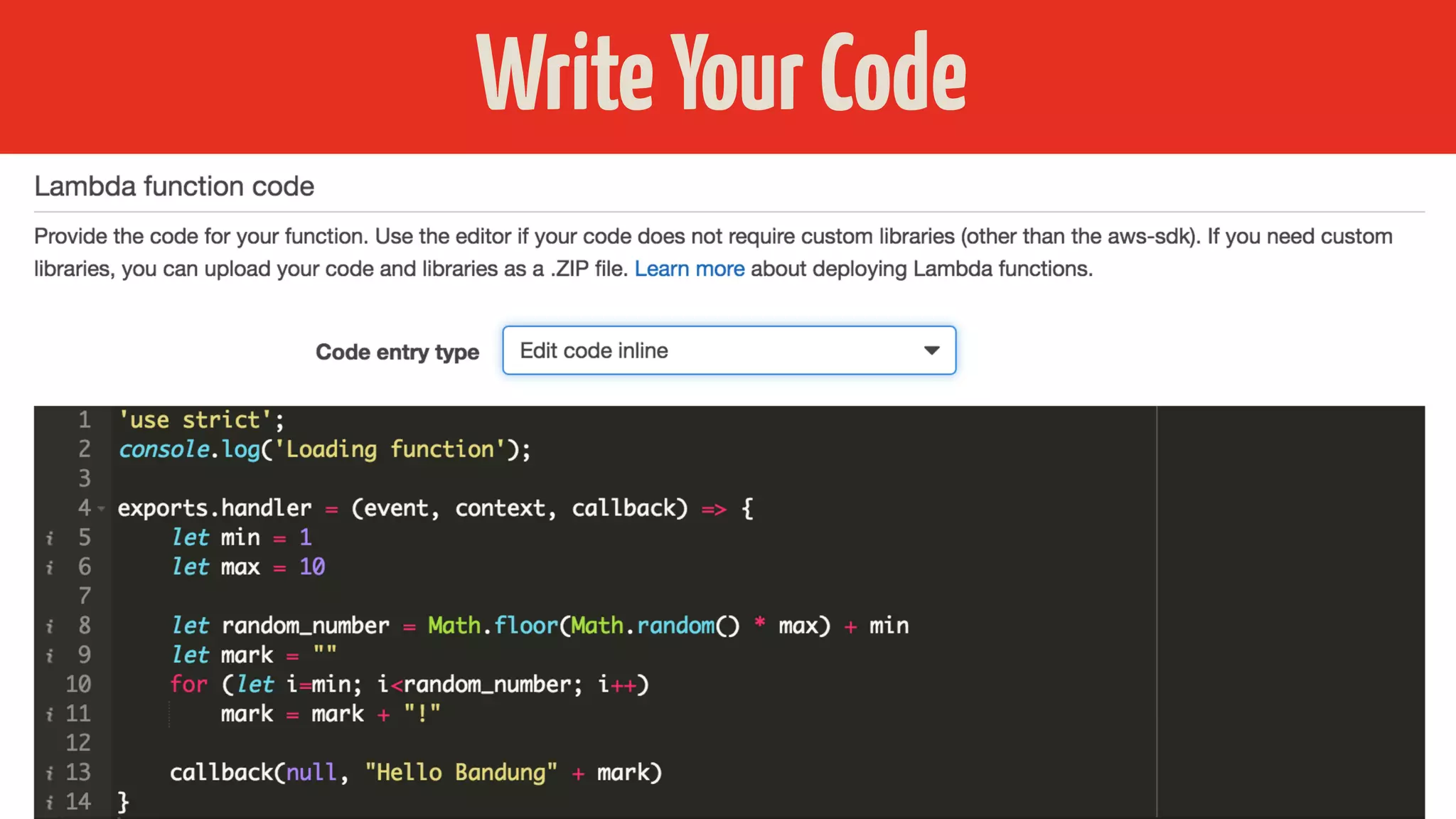 WriteYourCode
 