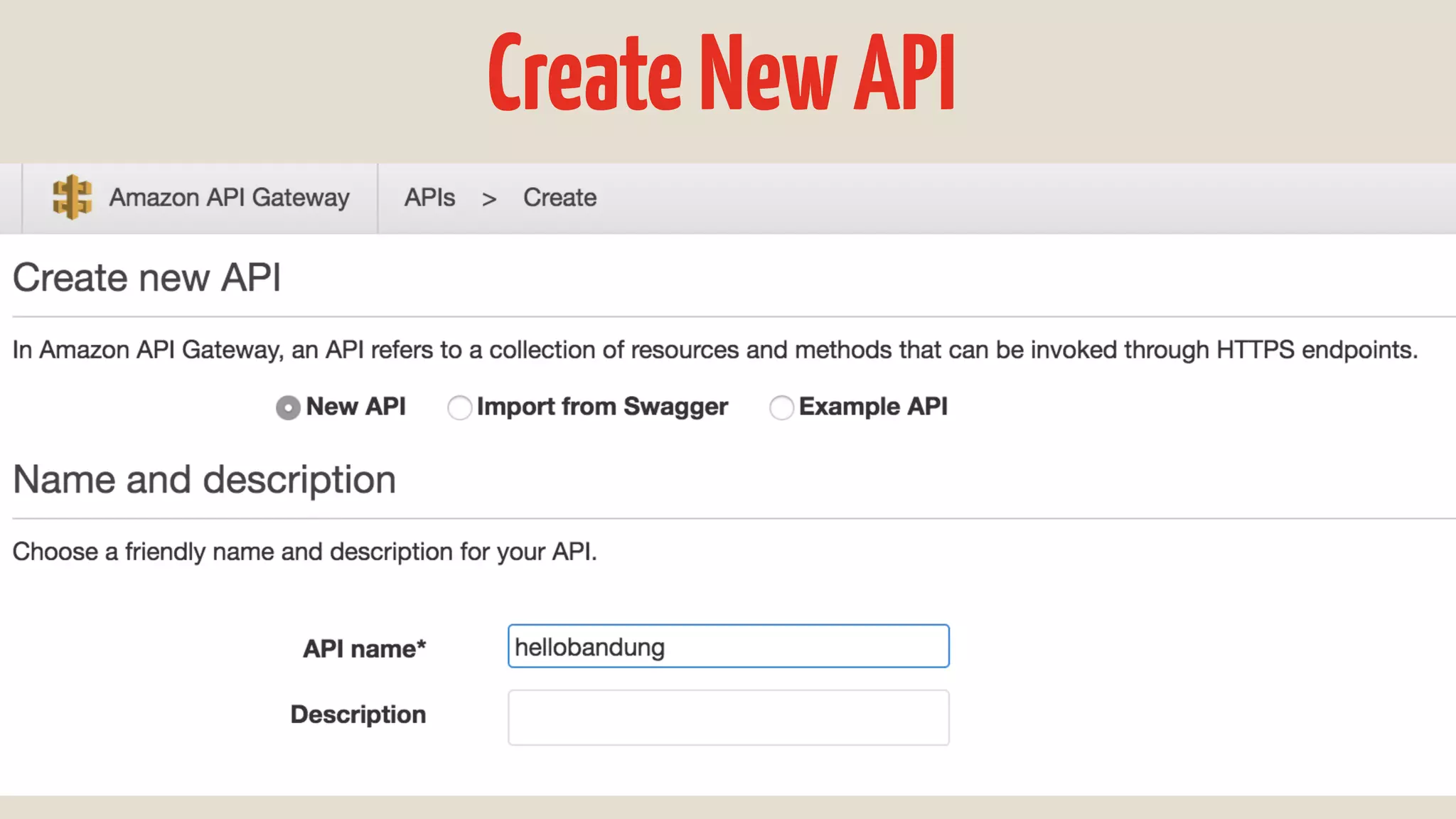 CreateNewAPI
 