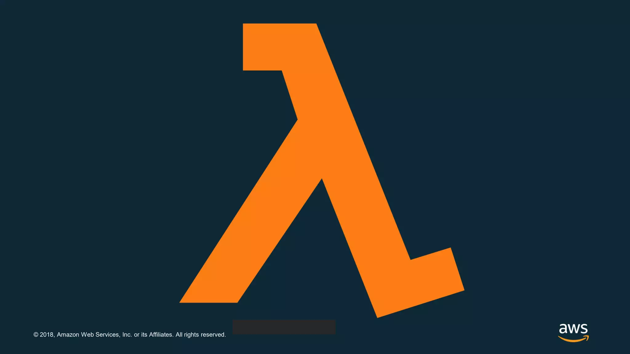 © 2018, Amazon Web Services, Inc. or its Affiliates. All rights reserved. 