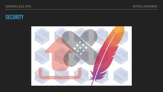 @TMCLAUGHBOSSERVERLESS OPS
SECURITY
 