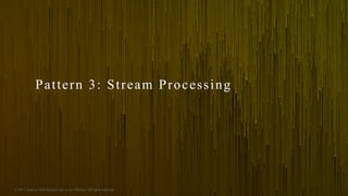 © 2017, Amazon Web Services, Inc. or its Affiliates. All rights reserved.
Pattern 3: Stream Processing
 