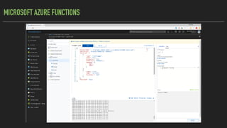 MICROSOFT AZURE FUNCTIONS
 