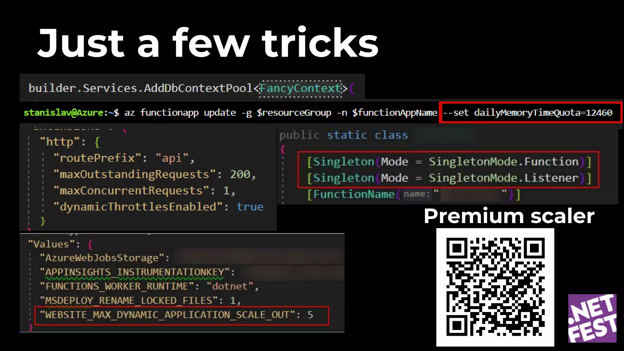 Just a few tricks
Premium scaler
 