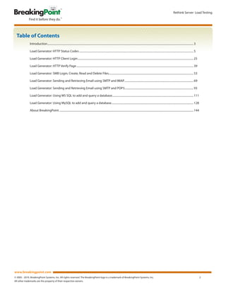 Load Test Methodology: Server Load Testing | PDF