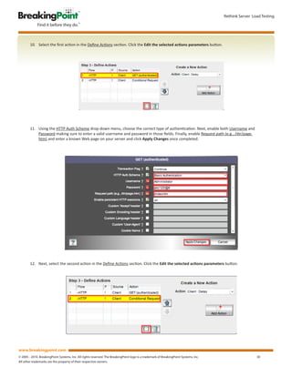 Load Test Methodology: Server Load Testing | PDF