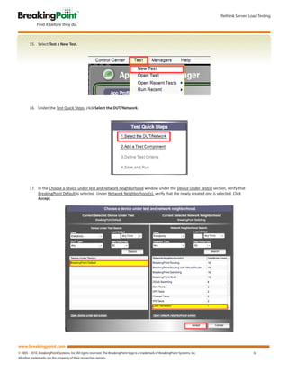 Load Test Methodology: Server Load Testing | PDF