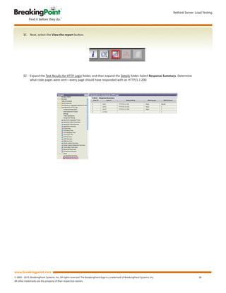 Load Test Methodology: Server Load Testing | PDF