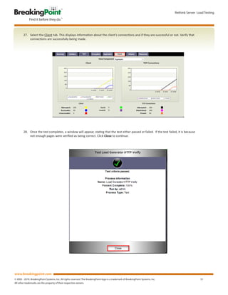 Server Test Pdf Load Test Methodology: Server Load Testing | PDF