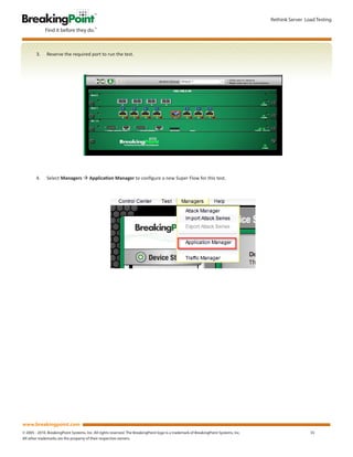 Server Test Pdf Load Test Methodology: Server Load Testing | PDF