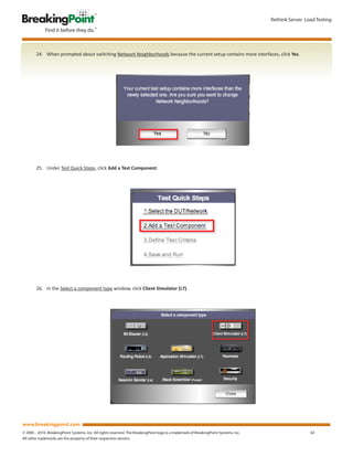 Server Test Pdf Load Test Methodology: Server Load Testing | PDF