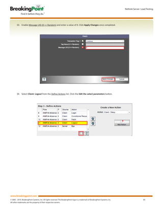 Load Test Methodology: Server Load Testing | PDF