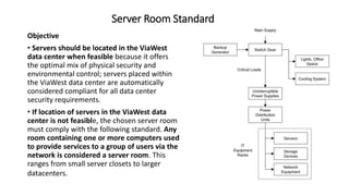 Server Room Note Server room | PPTX