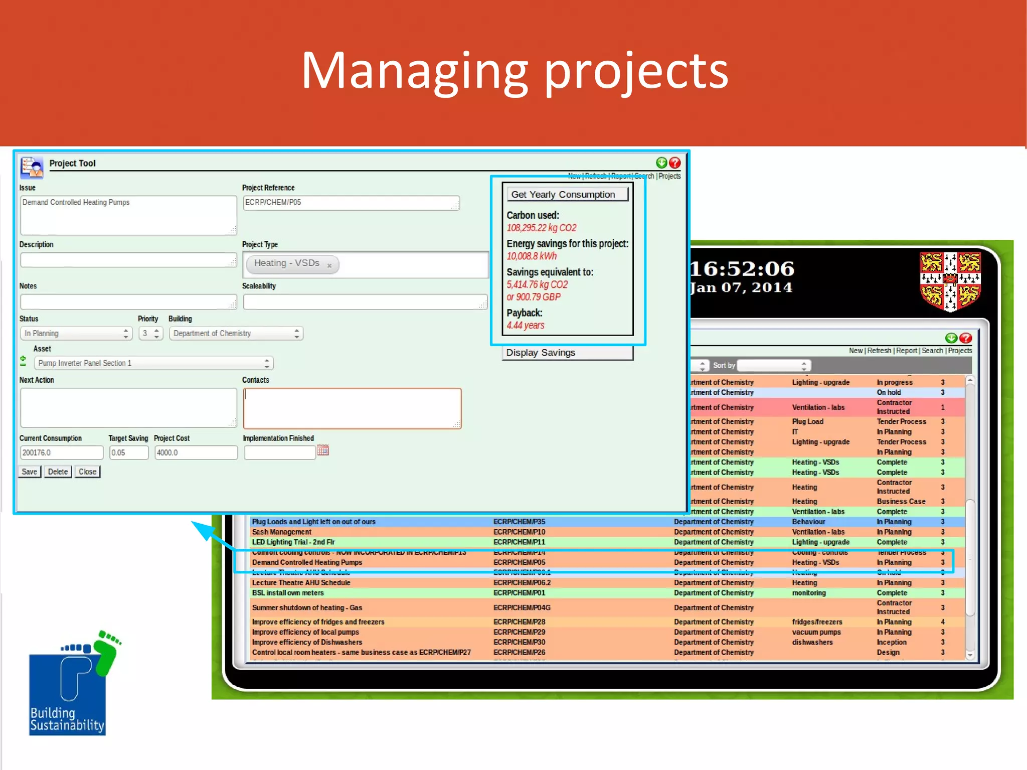 Managing projects

 