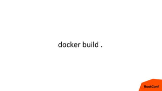 docker build .
 