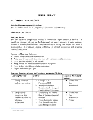 National Competency Based Curriculum for Computer Programming Level 6 ...