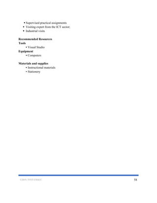 National Competency Based Curriculum for Computer Programming Level 6 ...