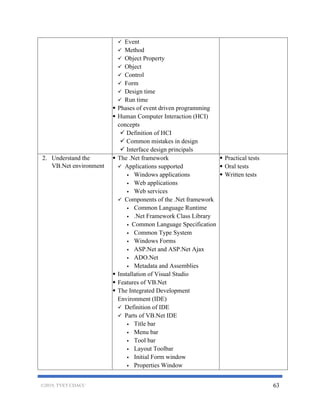 National Competency Based Curriculum for Computer Programming Level 6 ...