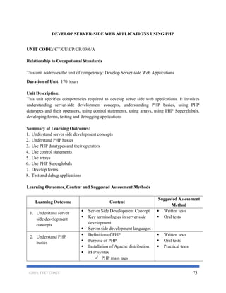 National Competency Based Curriculum for Computer Programming Level 6 ...