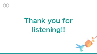 Thank you for
listening!!
00
 