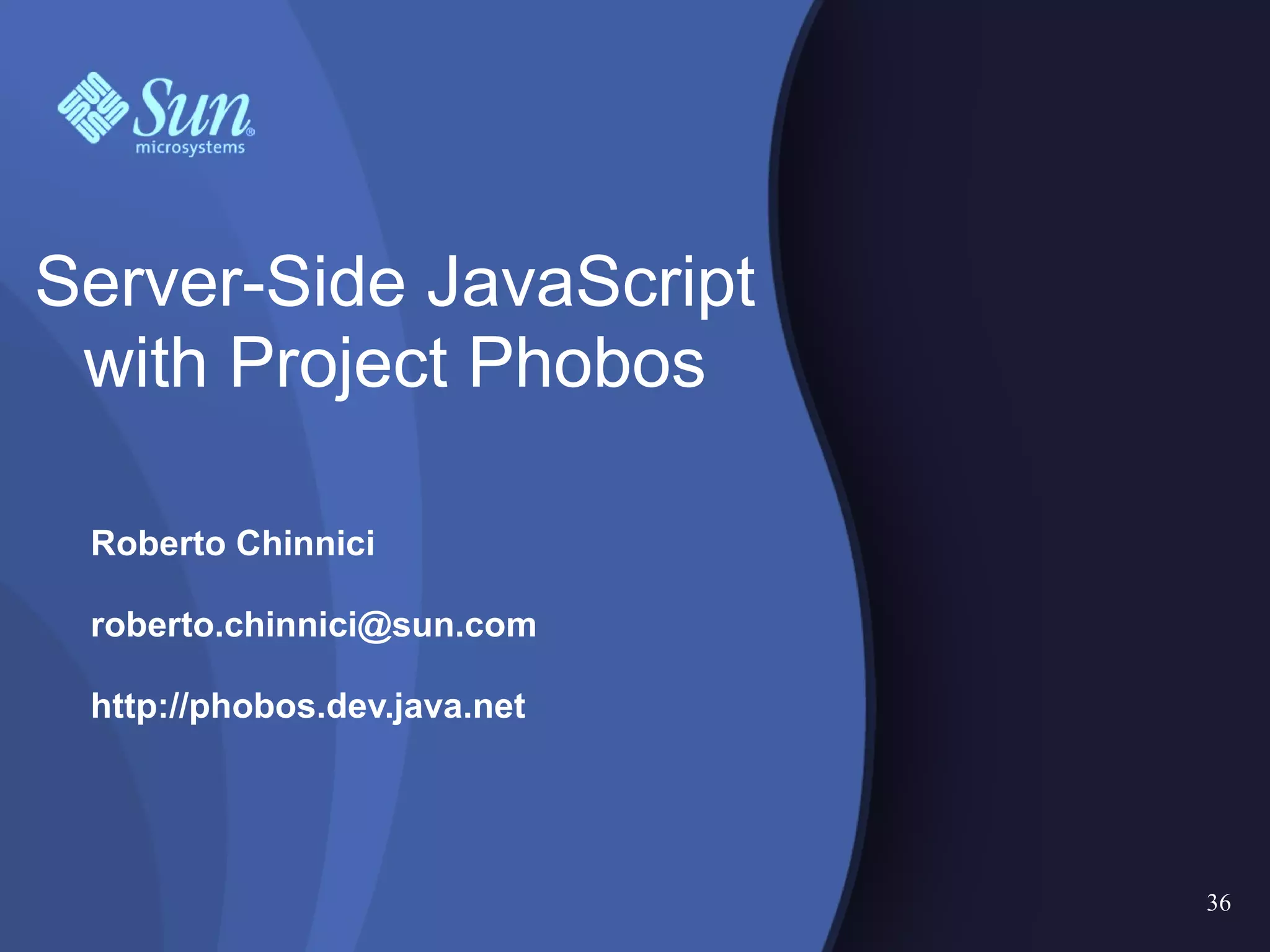 Server Side Javascript