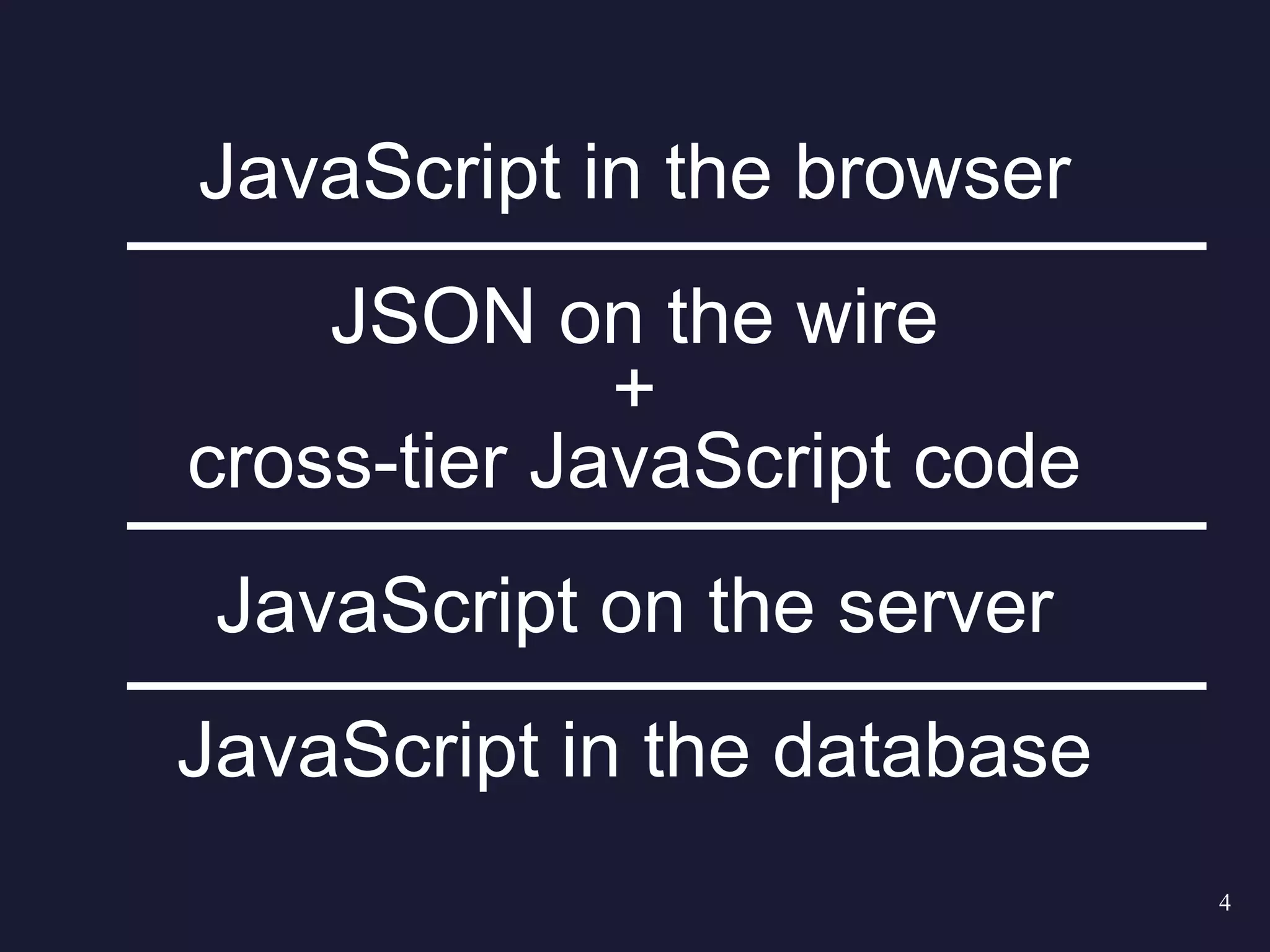 Server Side Javascript