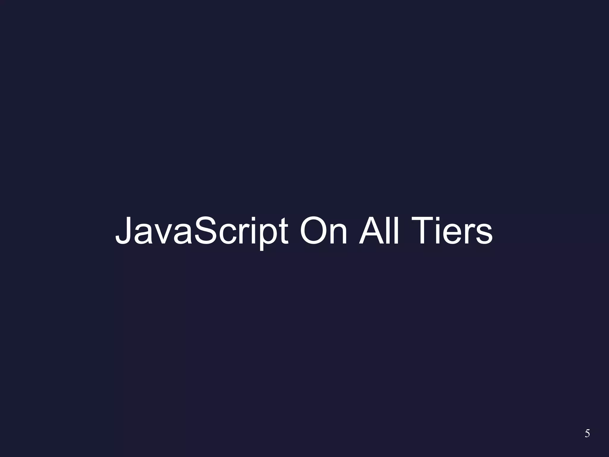 Server Side Javascript