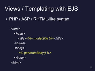 Server Side Javascript