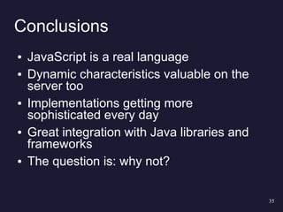 Server Side Javascript