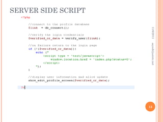Server side programming | PPT