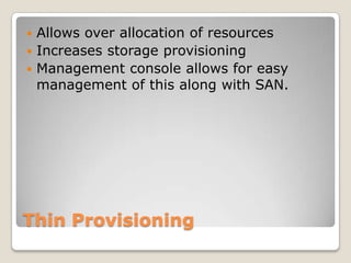Benefits of VirtualizationReduced physical footprint Reduced power and coolingIncreased Hardware utilizationCan be used for HA configurationsRapid Deployment of new environmentsUse Gold Standard servers and rollout