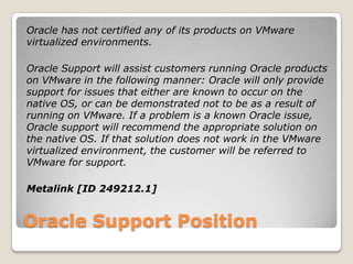 Maintaining PerformanceNever over allocate CPUsMemory can be over allocated Hypervisor handles it by DE duplicating memory. Host Page Files