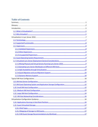 Last updated 2/18/2011

This document is provided “as-is”. Information and views expressed in this document, including URL and other
Internet Web site references, may change without notice. You bear the risk of using it.
Some examples depicted herein are provided for illustration only and are fictitious. No real association or
connection is intended or should be inferred.

This document does not provide you with any legal rights to any intellectual property in any Microsoft product.
You may copy and use this document for your internal, reference purposes.
Copyright© 2011 Microsoft. All rights reserved.
Microsoft, Windows, Windows Media, Windows PowerShell, Windows Server, Active Directory, Forefront, Hyper-
V, Lync, and SQL Server are trademarks of the Microsoft group of companies. All other trademarks are property of
their respective owners.
 