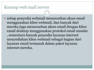 Server Web Mail | PPTX